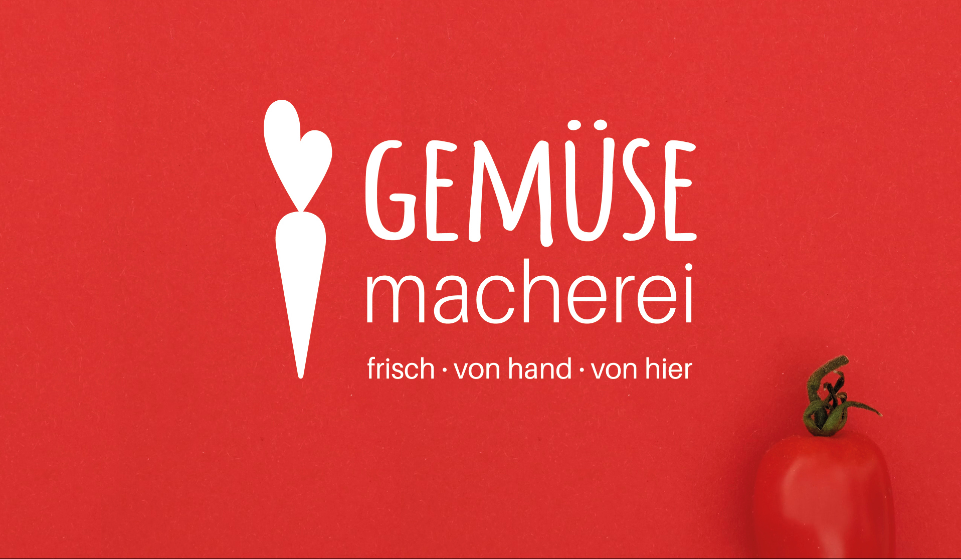 Gemuesemacherei Logo in Rot